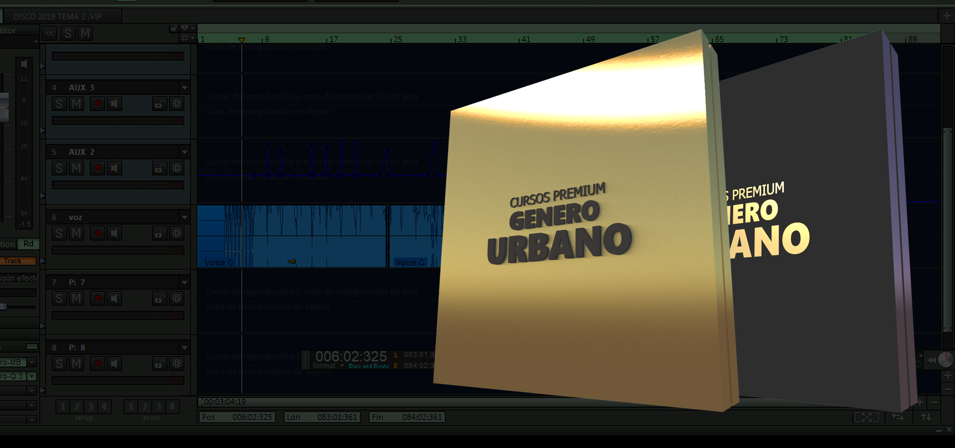 CURSOS DE MEZCLA Y MASTERING GENERO URBANO